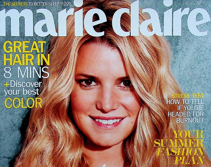 Marie Claire May 2010 The Real Jessica Simpson (Magazine:  Women's, Fashion)