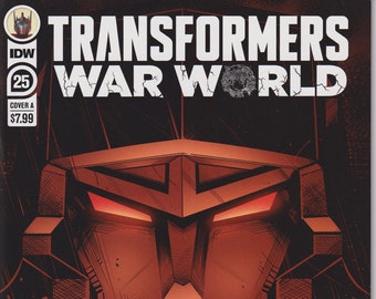 large print books at indigo Transformers War World IDW #25 Cover A November 2020 First Printing (Comic: Transformers)