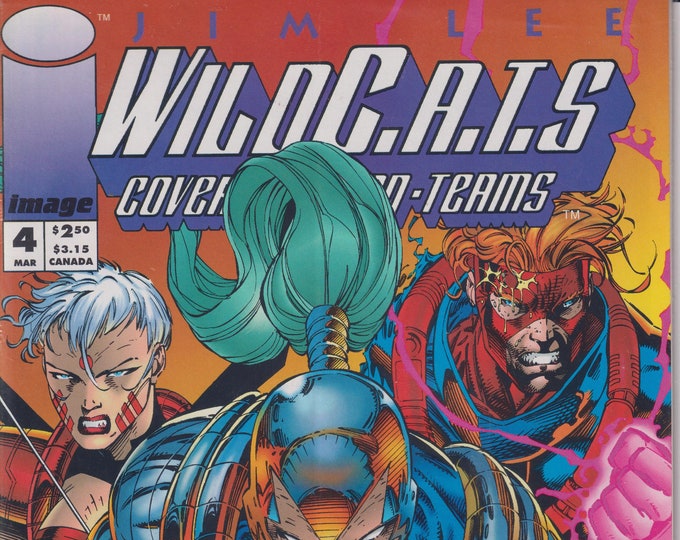 Image #4 March 1993 WildC.A.T.S. Covert Action Teams (With Trading Card) (Comic: Superhero)