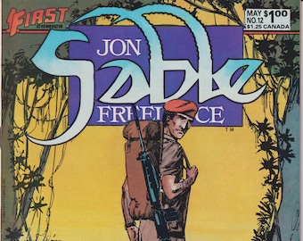 Jon Sable Freelance #12, First Comics, May 1984 (Bronze Age)