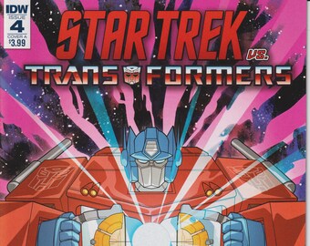 Star Trek vs. Transformers  IDW 4 December 2018 Cover A First Printing   (Comic: Star Trek. Transformers)
