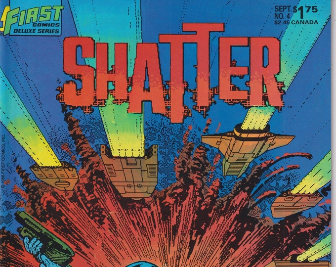 Shatter First Comics#4  September (August 1986)   (Bronze Age Comic: Shatter)