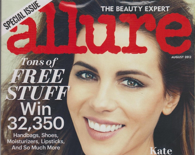 Allure August 2012 Kate Beckinsale Pretty and Villainous  (Magazine: Women's,  Beauty)