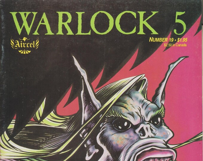 Aircel 1989  #19  Warlock 5  (Copper Age Comic: Warlock 5)  1989