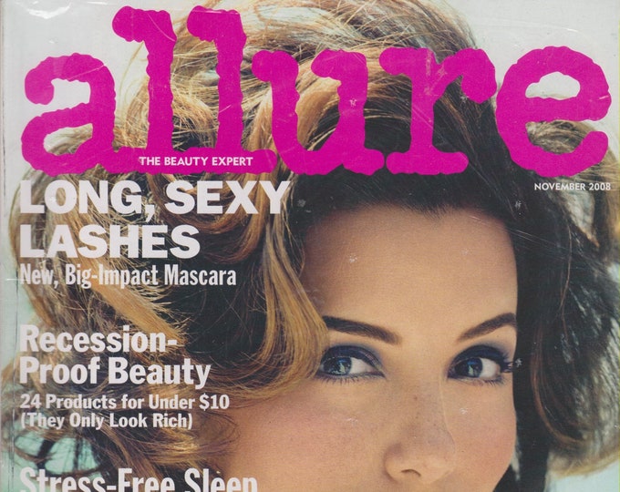Allure November 2008 Eva Longoria Parker, Universally Flattering Makeup  (Magazine: Women's,  Beauty)