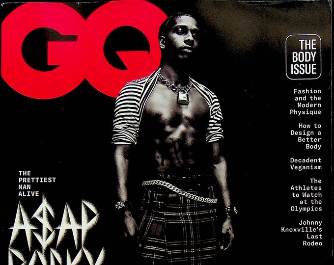 GQ June/July 2021 ASAP Rocky The Prettiest Man Alive  (Magazine: Men's, General Interest)