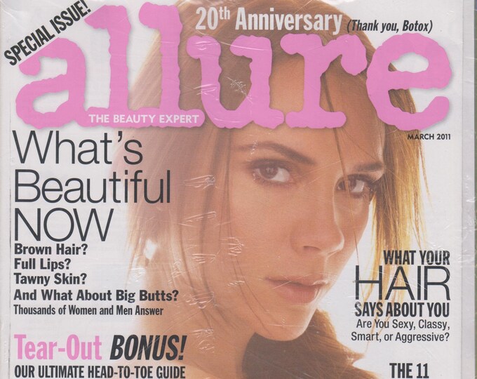 Allure March 2011 Victoria Beckham The American Dream, From Heathrow to LAX  (Magazine: Women's,  Beauty)