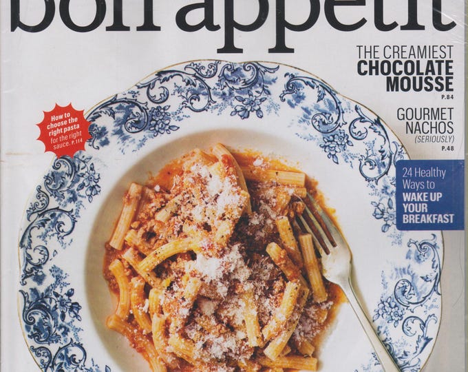 Bon Appetit February 2013 Pasta!  & Other Instant Classics, Winter Comfort Foods, Easy One Skillet Dinners (Magazine: Cooking, Recipes)