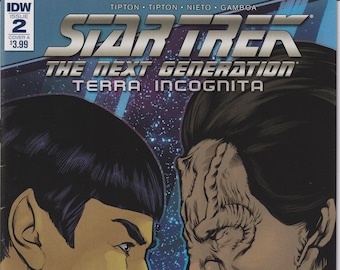 IDW Issue 2 Cover A Star Trek The Next Generation Terra Incognita August 2018 First Printing  (Comic: Star Trek)