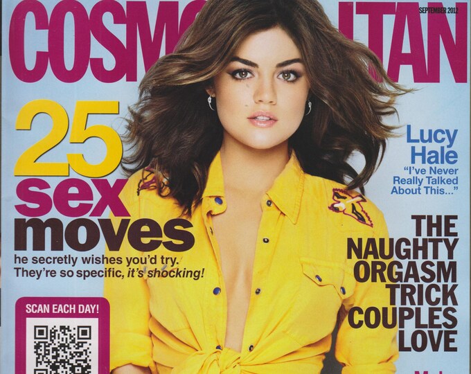 Cosmopolitan September 2012 Lucy Hale  "I've Never Really Talked About This..." (Magazine: Women's)
