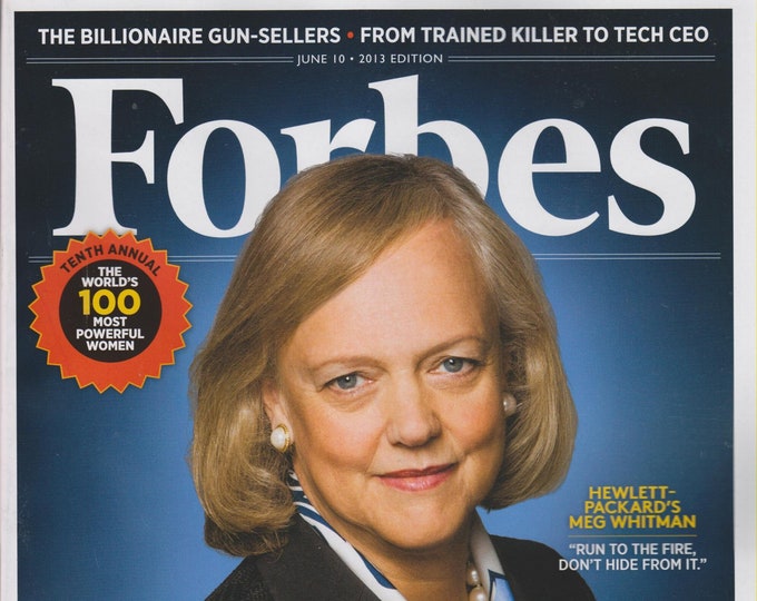 Forbes June 10, 2013 Meg Whitman The World's 100 Most Powerful Women (Magazine:  Business, Finance)