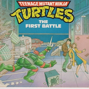 Teenage Mutant Ninja Turtles The First Battle by Crystal D. Herman (Paperback: Children's) 1990