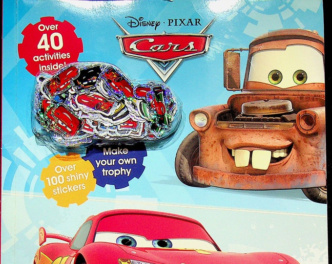 Disney Pixar Cars Race Time (Puzzles, Coloring, Games, Over 100 Shiny Stickers)  (Softcover: Children's, Disney, Cars)2014