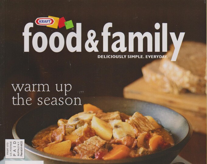 Kraft Food & Family Winter 2006 Warm Up The Season - 50+ Winter Wonderful Recipes (Magazine: Cooking, Recipes)