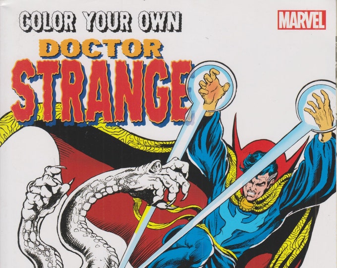 Color Your Own Doctor Strange (Paperback: Doctor Strange, Comic Coloring Book)