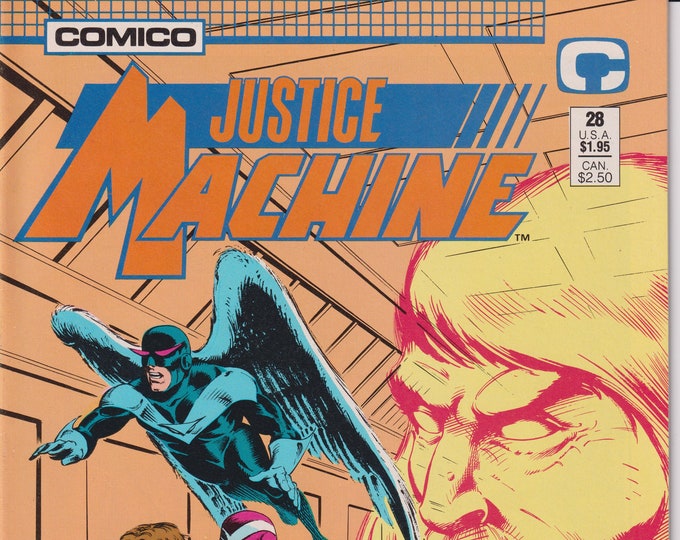 Comico #28 Justice Machine (Comic: Justice Machine, Copper Age Comic)