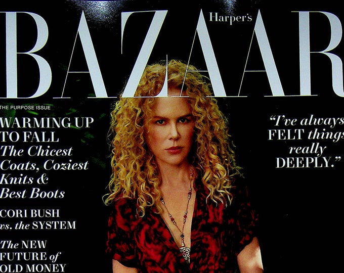 Harper's Bazaar October 2021 The Renaissance of Nicole Kidman (Magazine: Fashion)