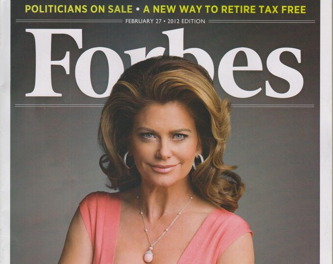 Forbes February 27, 2012 Kathy Ireland Super Model, Super Mogul (Magazine: Business, Finance)