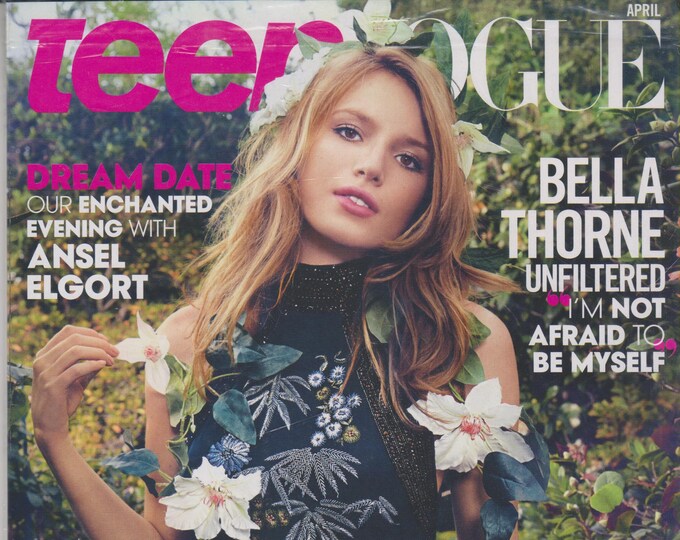 Teen Vogue April 2015 Bella Thorne Unfiltered  (Magazine:  Teens,  Fashion)