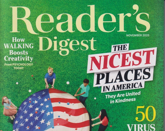 Reader's Digest November 2020 The Nicest Places in America  (Magazine: General Interest)