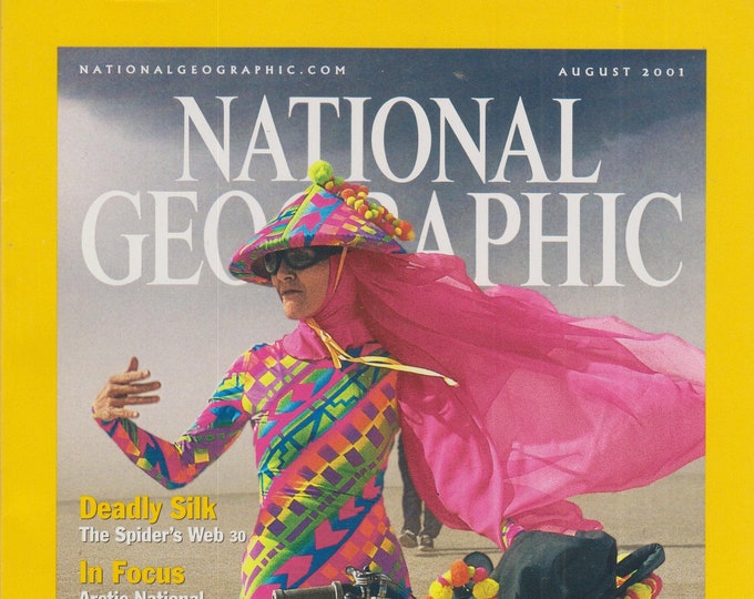 National Geographic August 2001 Public Lands Are Going Public; Deadly Silk; Megatransect III (Magazine: General Interest, Nature)