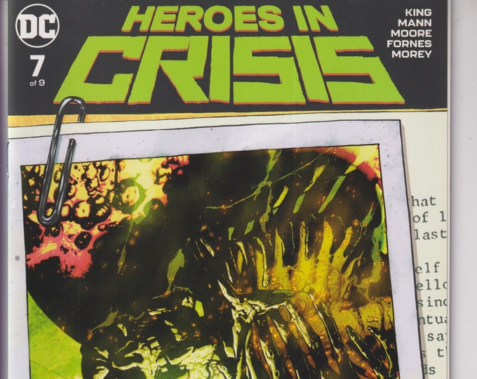 Heroes In Crisis #7 DC Comics May 2019  Variant Cover Too Fast To Save The World (Comic: Superheroes, Action)