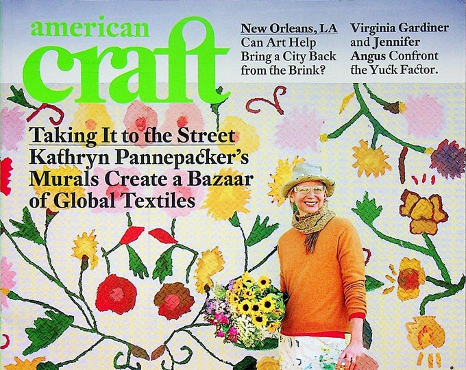 American Craft   April May 2009 Kathryn Pannepacker's Murals Create a Bazaar of Global Textiles (Magazine: Fine Art)