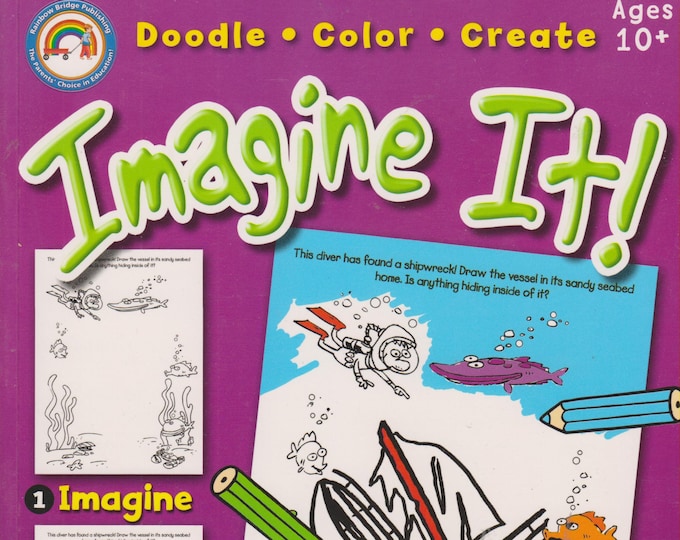 Imagine It!,   Doodle, Color, Create For Ages 10+ (Trade Paperback: Children's Juvenile, Activity Book)