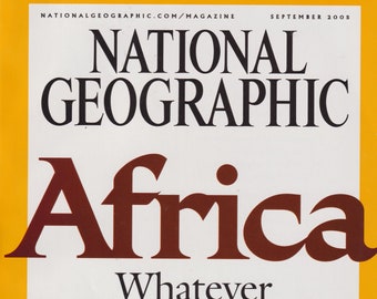 National Geographic September 2005 Africa, Human Footprint, Nairobi, Oil, AIDS, Pygmies,  Zambia (Magazine: General Interest, Nature)