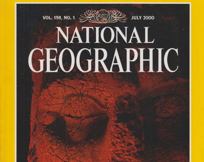 National Geographic and map July 2000 Wrath of the Gods, Map Supplement - Australia Under Siege  (Magazine: General Interest, Geography)