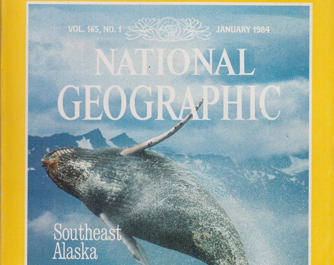 National Geographic January 1984 Southeast Alaska, Silk, Catalonia, Australia (Magazine: General Interest, Geography)