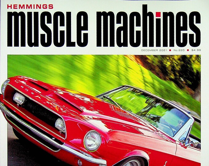 Hemmings Muscle Machines December 2021 Restomod Revolution Built to Be Driven (Magazine: Fast Cars, Automobile)
