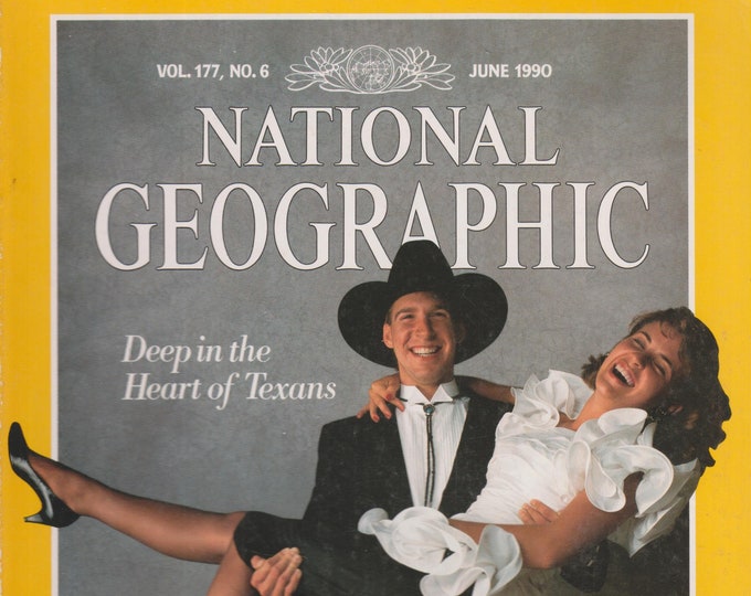 National Geographic June 1990 Austin TX, Peru's Ancient Moche, Dominica, World's Smallest Bird; Greenways  (Magazine: Nature; Geography)