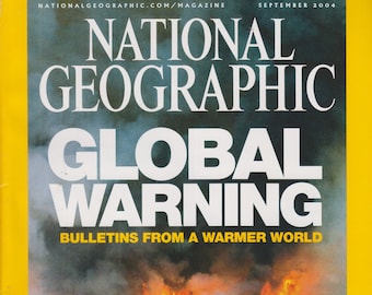 National Geographic September 2004 Global Warning, American Indian, Badgers, Civil War, Schooled in Tradition (Magazine: General Interest)