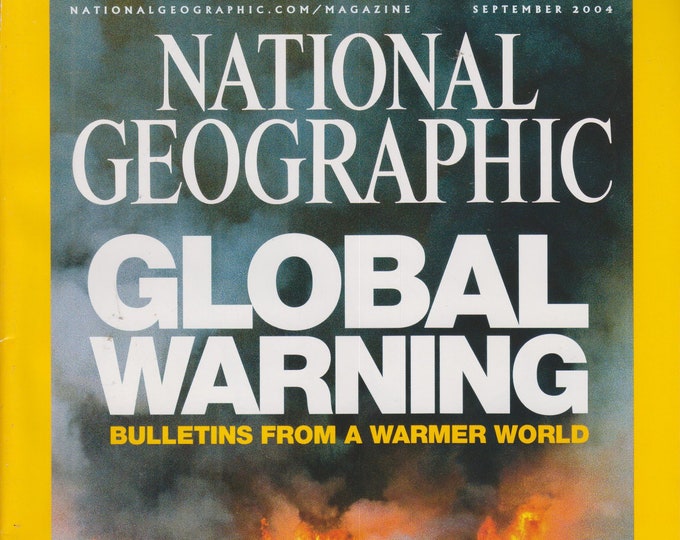 National Geographic September 2004 Global Warning, American Indian, Badgers, Civil War, Schooled in Tradition (Magazine: General Interest)