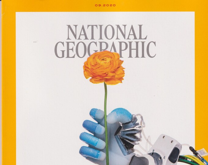 National Geographic September 2020 Meet the Robots, Great Lakes, Ostriches, Oceans  (Magazine: Geography, History, Nature, Photography)