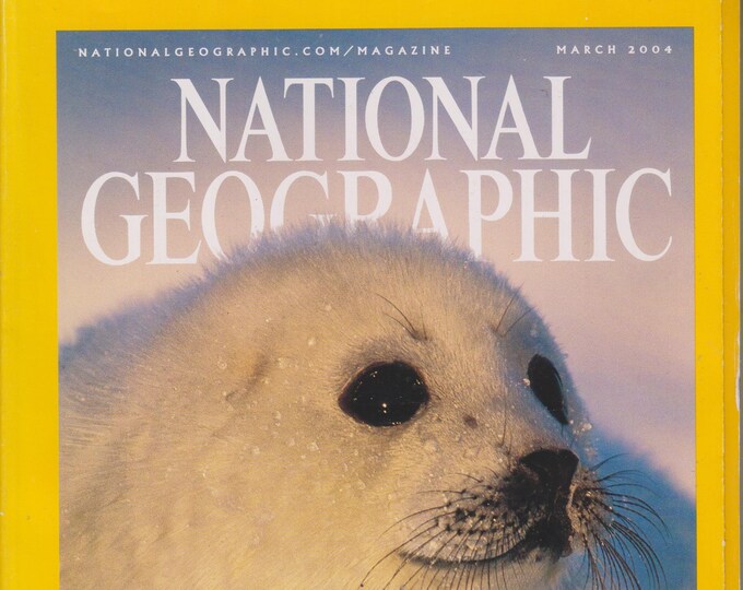 National Geographic March 2004 Harp Seals; Atlantic Forest, Armenia, China, Elephants, Stikine River, Talladega (Magazine: General Interest)