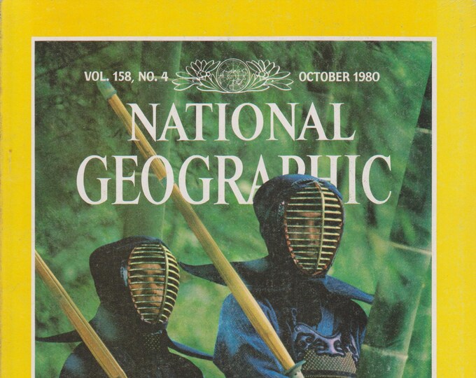 National Geographic October 1980 Chesapeake Bay, Pompidou, Gauchos, Bamboo, Albania, Rock Life  (Magazine: Geography, General Interest)