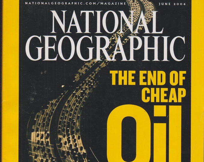 National Geographic June 2004 End of Cheap Oil; Shiites; Monterey Bay; Tombs, National Mall, Pawtucket RI  (Magazine: General Interest)