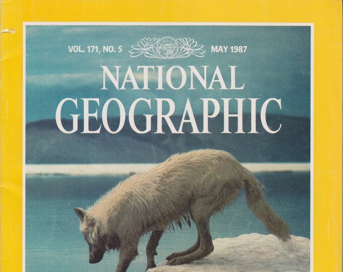National Geographic May 1987 Wolves, Ukraine, Chernobyl, New Zealand, Kiwifruit (Magazine: Nature, Geography)