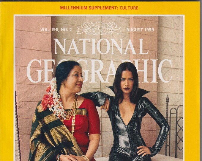 National Geographic August 1999 (& Map) Global Culture, Three Cities, Vanishing  Cultures, Endangered Art (Magazine: Nature, Geography)