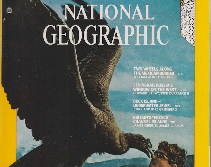 National Geographic May 1971 Condors, Mexican Border, Leningrad, Buck Island, Channel Islands (Magazine: Geography, General Interest)