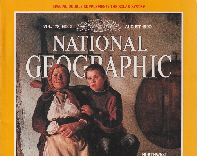 National Geographic August 1990 Yugoslavia, Northwest Passage, Neptune, African-American Life, Missouri (Magazine: Nature, Geography)