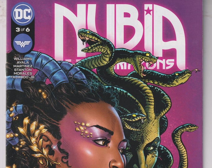 Nubia and the Amazons  #3 DC Comics February 2022 Slithering Danger On Themyscira! (Comic: Superheroes,  Action, Adventure, Fantasy)