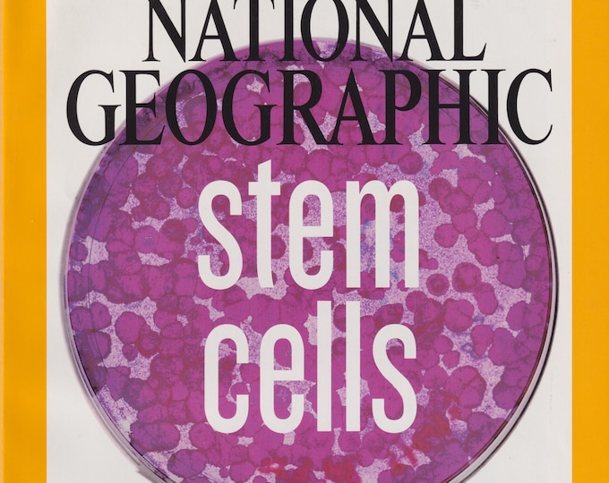 National Geographic July 2005 Stem Cells, China, Jellyfish, Mars, Chechnya, Rockies, Glen Echo  (Magazine: General Interest, Nature)