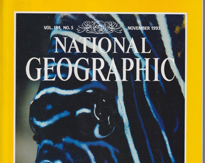 National Geographic November 1993 The Red Sea, Taiwan, Kodiak, The Olmec, Harlequin Ducks(Magazine: Nature; Geography)