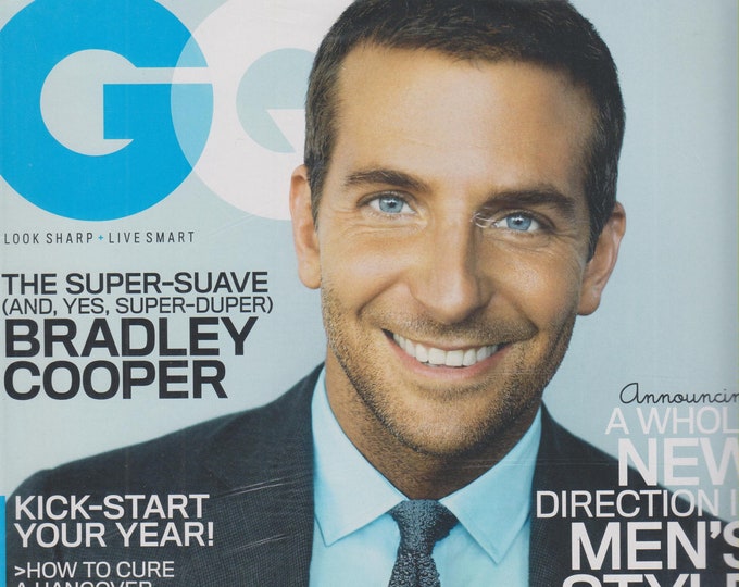 GQ January 2014 The Super-Suave Bradley Cooper (Magazine: Men's Interest)