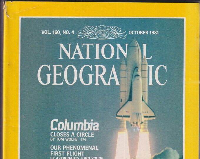 National Geographic October 1981 Columbia, Indian Ocean, Kalash, Mono Lake, Aphrodisias, Everest  (Magazine: Geography, General Interest)