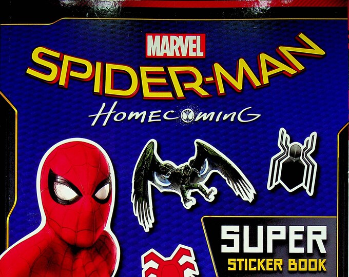 Marvel Spider-Man Homecoming Super Sticker Book  (Softcover: Children's, Activity Book) 2017