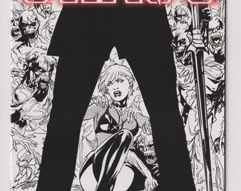 Chaos #5 Dynamite 2014 First Printing Black & White Variant Cover  (Comic: Horror)